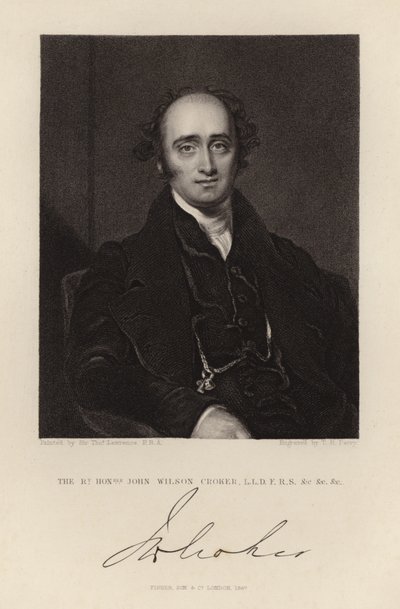 John Wilson Croker tekijältä Thomas Lawrence
