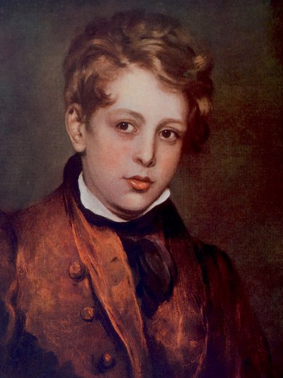 Lord Byron, englantilainen runoilija poikana tekijältä Thomas Lawrence