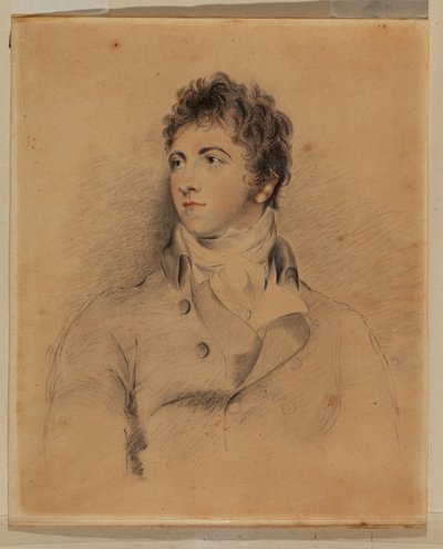 Isaac Cuthbertin muotokuva (kynä paperille) tekijältä Thomas Lawrence