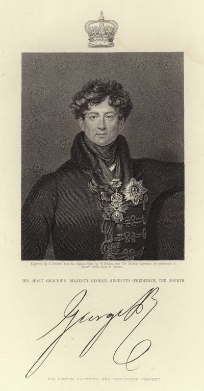 Kuningas Yrjö IV:n muotokuva tekijältä Thomas Lawrence