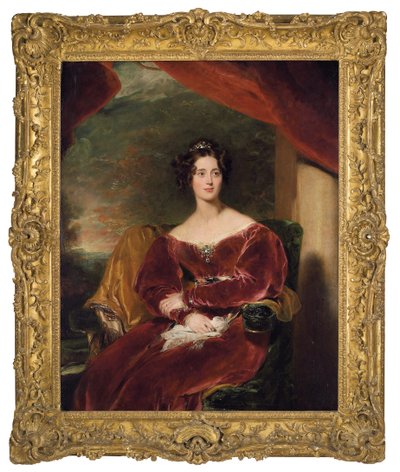 Marian, Wiltonin kreivitär, muotokuva, 1829 tekijältä Thomas Lawrence
