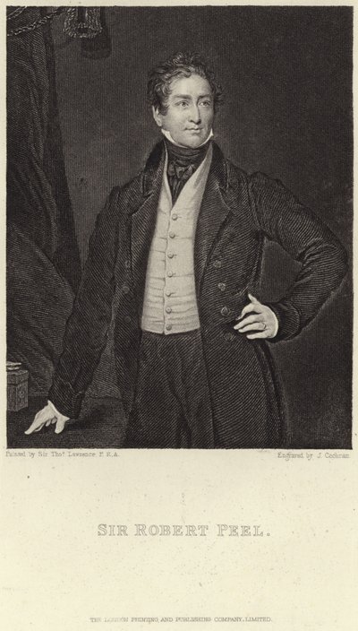 Sir Robert Peelin muotokuva tekijältä Thomas Lawrence