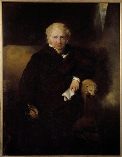 Taidemaalari Henri Fusslin (tai Fuselin) muotokuva (1741-1825) Sir Thomas Lawrencen (1769-1830) maalaus 1800-luvun su. 1042x1,09 m Bayonne, Musee Bonnat tekijältä Thomas Lawrence