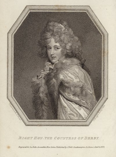 Oikea Derbyn kreivitär tekijältä Thomas Lawrence