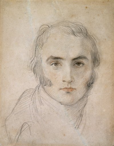 Omakuva, 1700-luku (liitu ja wc paperilla) tekijältä Thomas Lawrence