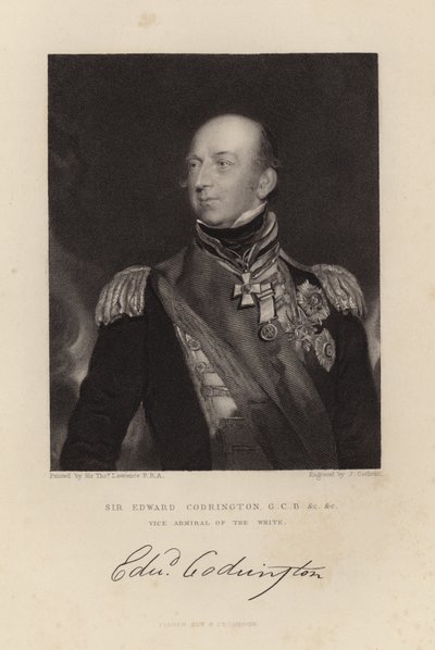 Sir Edward Codrington tekijältä Thomas Lawrence