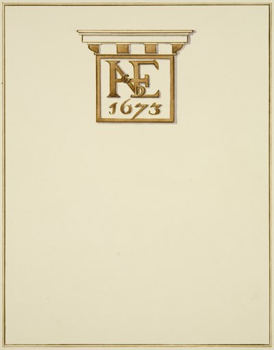 Savupiipun friisi vanhassa talossa tekijältä Thomas Leeson the Elder Rowbotham