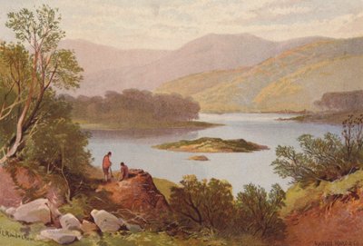Killarney Lakes, Killarney (väri litho) tekijältä Thomas Leeson the Elder Rowbotham