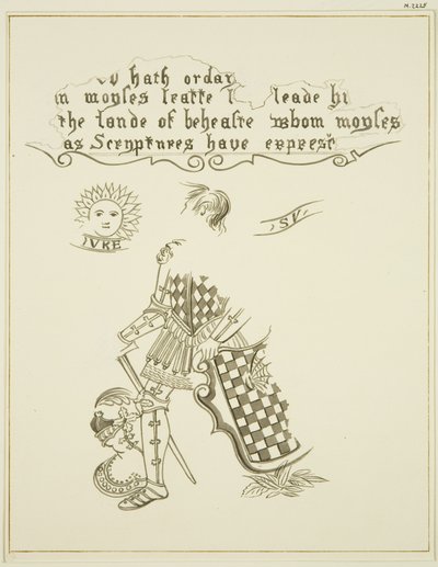 Seinämaalauksen jäännökset osoitteessa 46 Baldwin Street (kynä ja muste paperille) tekijältä Thomas Leeson the Elder Rowbotham