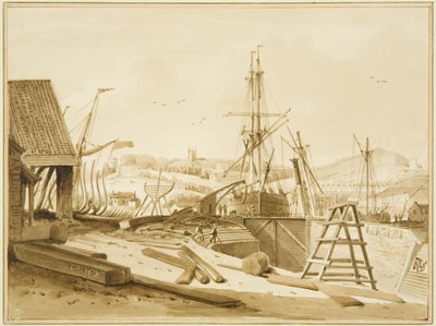 Western Wapping Dock tekijältä Thomas Leeson the Elder Rowbotham