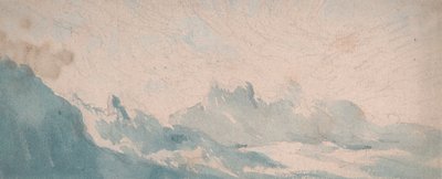Wispy Cloud Alppien muodostumisen yläpuolella tekijältä Thomas Lindsay