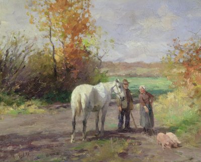 Tapaaminen matkalla kentälle, 1897 tekijältä Thomas Ludwig Herbst