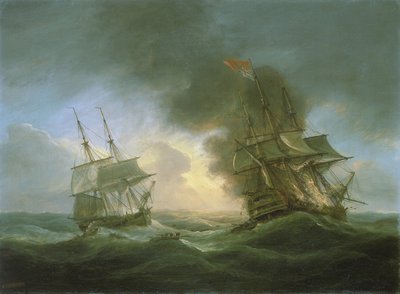 Indialaisen "Kent"-aluksen menetys 1. maaliskuuta. tekijältä Thomas Luny