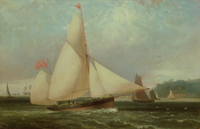 12. Norfolkin herttua Yacht Arundel tekijältä Thomas Luny