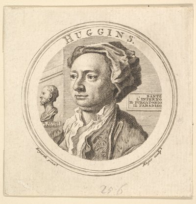 Muotokuva William Hugginsista, Arioston kääntäjästä, 1760. tekijältä Thomas Major