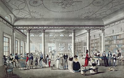 Hallin kirjasto Margatessa, 1789 tekijältä Thomas Malton