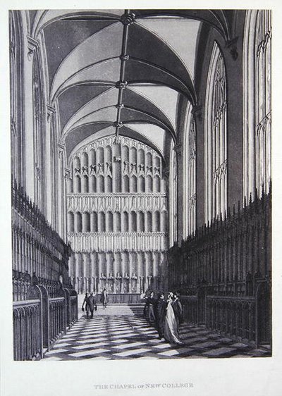New College Chapel tekijältä Thomas Malton Jnr.