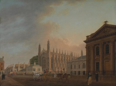 Kuninkaan paraati, Cambridge tekijältä Thomas Malton the Younger