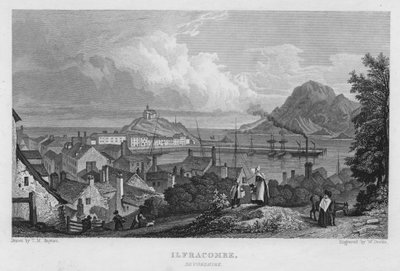 Ilfracombe, Devonshire (kaiverrus) tekijältä Thomas Mann (after) Baynes