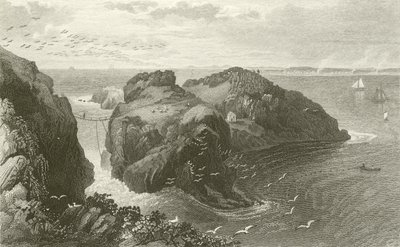 Carrick A Rede, Antrimin rannikko, Irlanti tekijältä Thomas Mann Baynes