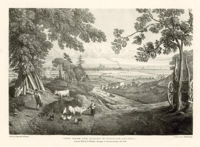 Näkymä Highgate Archwayn rinteiltä tekijältä Thomas Mann Baynes
