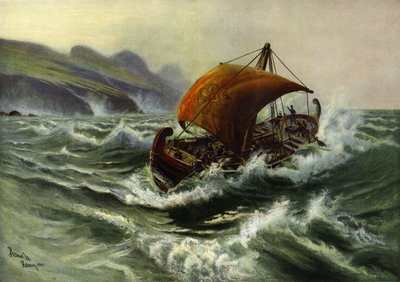Foinikialaiset vierailemassa Vanhassa Englannissa tekijältä Thomas Marie Madawaska Hemy
