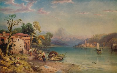 "Katsele Bellagioon", n. 1845 tekijältä Thomas Miles Richardson II