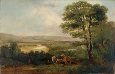 "Maisema: Näkymä Northumberlandissa", 1804-1848 tekijältä Thomas Miles Richardson I