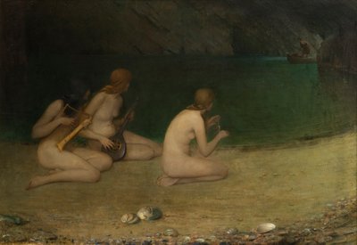 Pohjoisen sireenit (öljy kankaalle) tekijältä Thomas Millie Dow