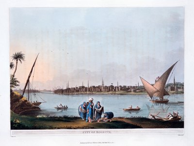 Rosettan kaupunki, 1801 tekijältä Thomas Milton
