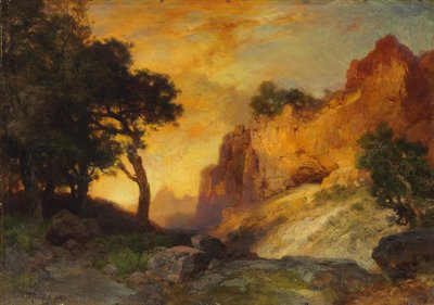 A Side Canyon, Grand Canyon, Arizona, 1905 tekijältä Thomas Moran