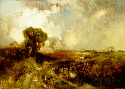 Kesäsuihku, 1878 tekijältä Thomas Moran