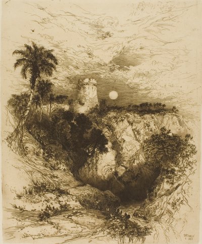 Cortezin torni - Meksiko tekijältä Thomas Moran