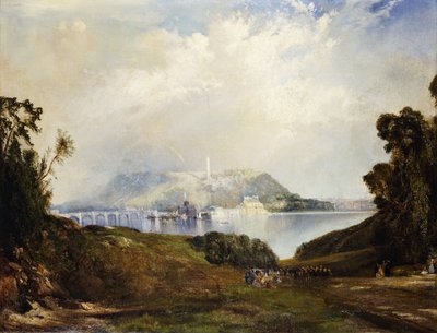 Näkymä Fairmont Waterworksiin, Philadelphiaan, tekijältä Thomas Moran