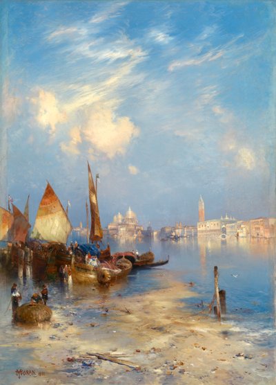 Näkymä Venetsiaan, 1891. tekijältä Thomas Moran