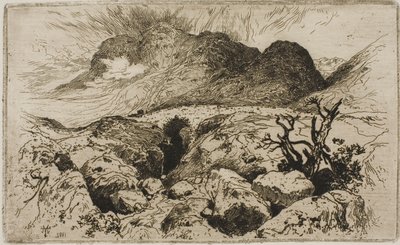 Silta Glencoen solassa tekijältä Thomas Moran