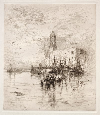 U Lua, San Juanin linna, v. Cruz, 1884. tekijältä Thomas Moran
