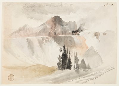 Chama huipun alapuolella tekijältä Thomas Moran