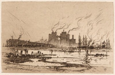 Communipaw, N.J. tekijältä Thomas Moran