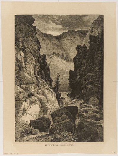 Paholaisen portti, Weberin kanjoni tekijältä Thomas Moran