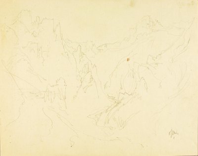 Rocky Canyonin kenttäkuvaus tekijältä Thomas Moran