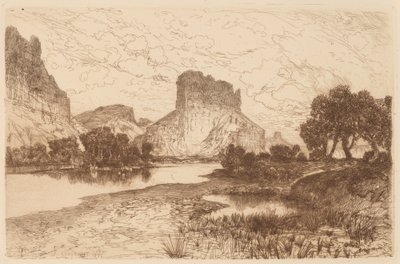 Green River, Wyoming Territory tekijältä Thomas Moran