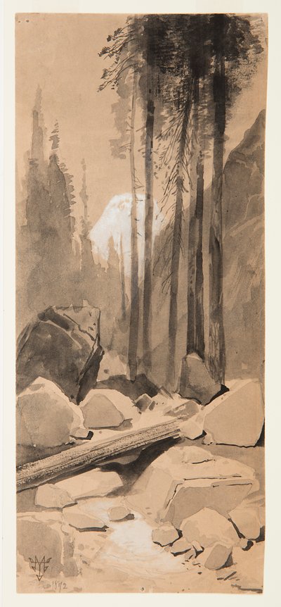 Yosemiten laaksossa tekijältä Thomas Moran