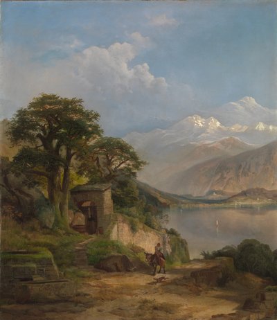Como-järvi, 1867 tekijältä Thomas Moran