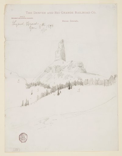 Lizard Head Peak, Colorado tekijältä Thomas Moran