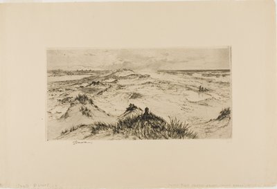 Katse yli hiekkadyynien - Easthampton tekijältä Thomas Moran