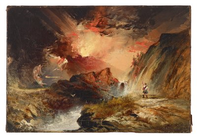 Macbeth ja noidat (mahdollisesti Ylämaafantasia) tekijältä Thomas Moran