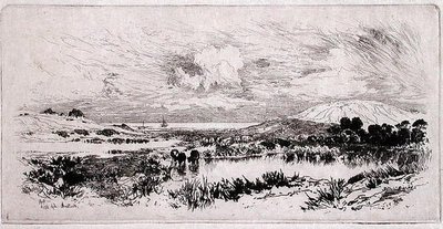 Montauk Ponds, Long Island tekijältä Thomas Moran
