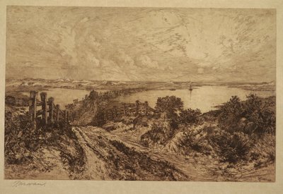 Huomenta, Hook Pond, East Hampton tekijältä Thomas Moran