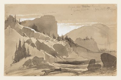 Lähellä Meadow Creekiä, Utahissa tekijältä Thomas Moran